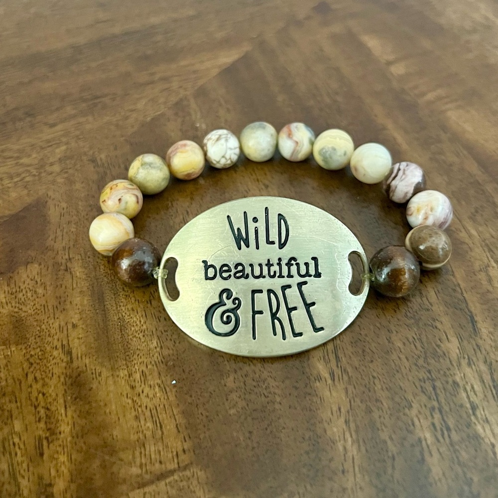 Wild Beautiful & Free Beaded Bracelet